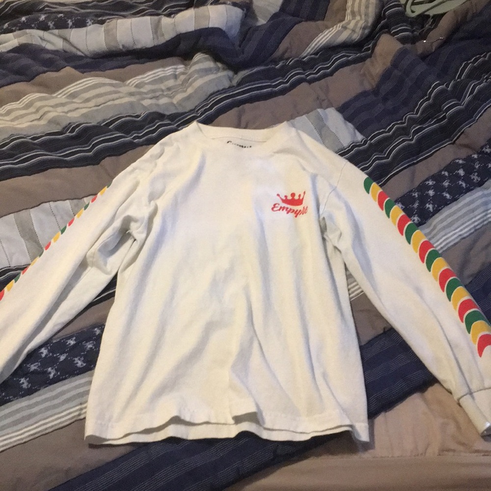 White/multicolor empyre longsleeve shirt